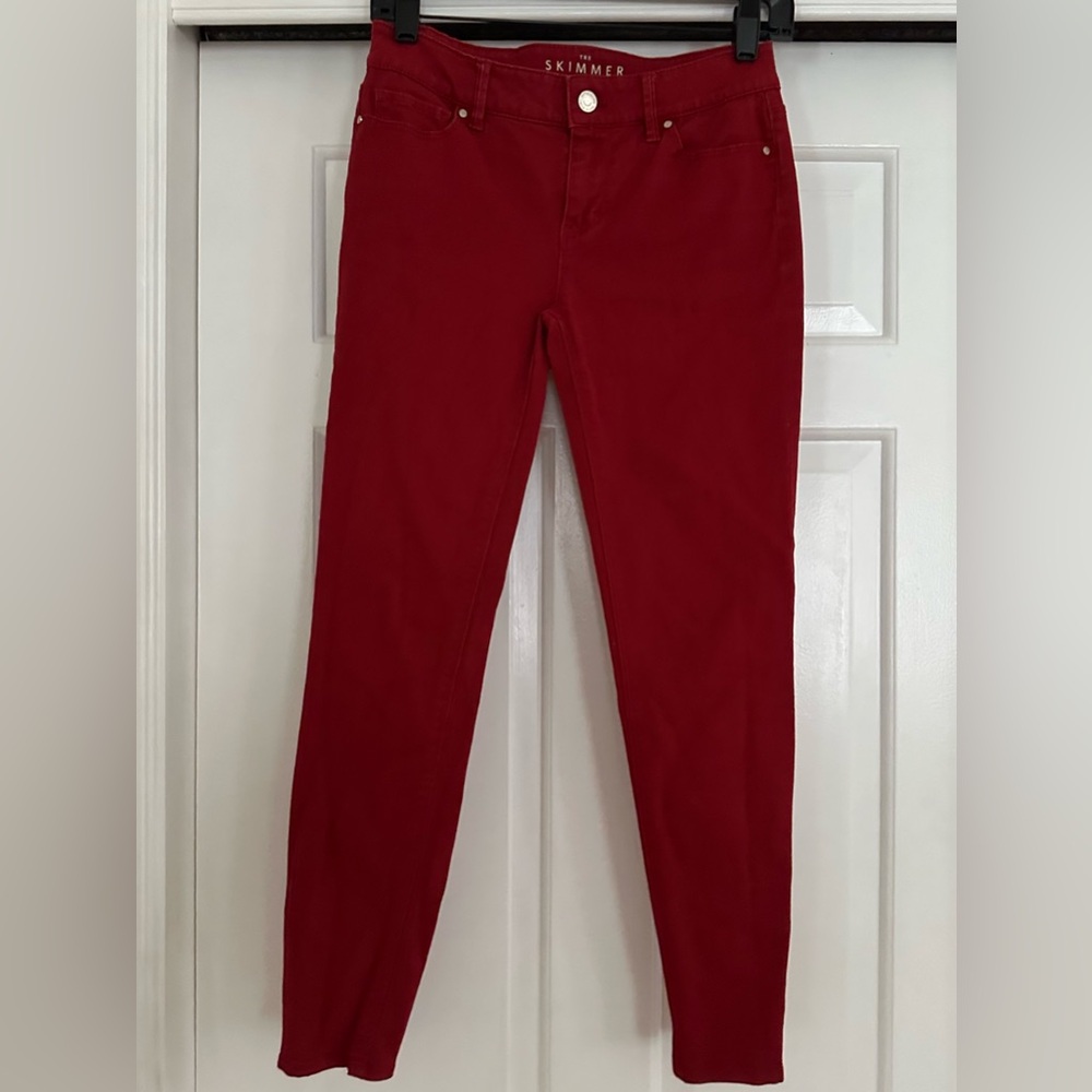 Red Skinny Jeans